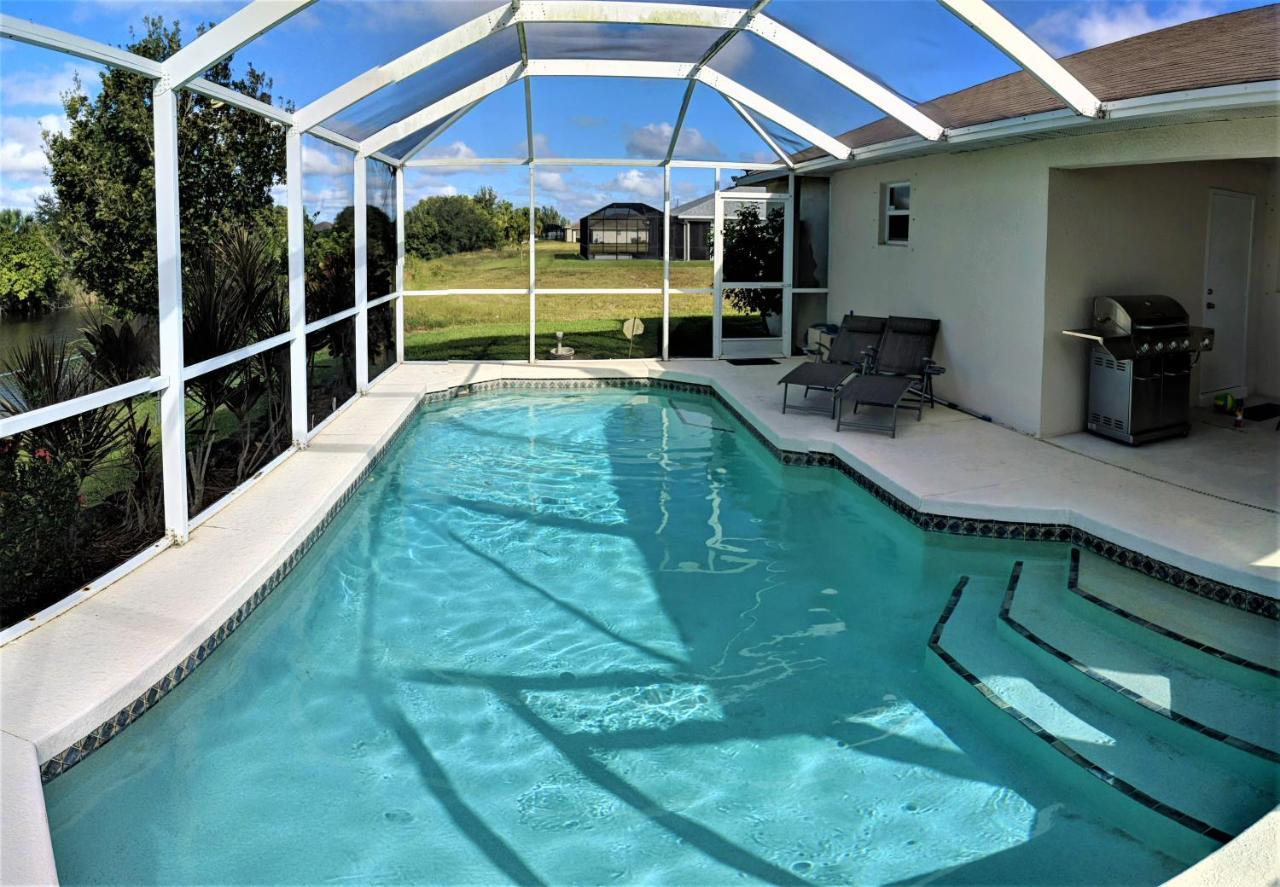 Villa Luhna 3 Bed / 2 Bath Canalfront Heated Pool Кейп Корал Екстериор снимка